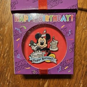 Disney Happy Birthday Mickey Mouse Cake Pin